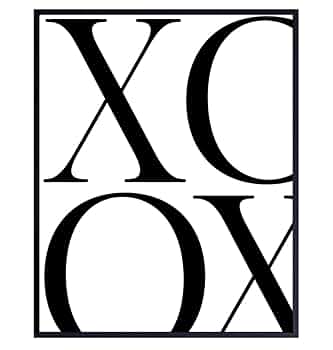 Amazon.com: XOXO Unframed Wall Art Print - Perfect